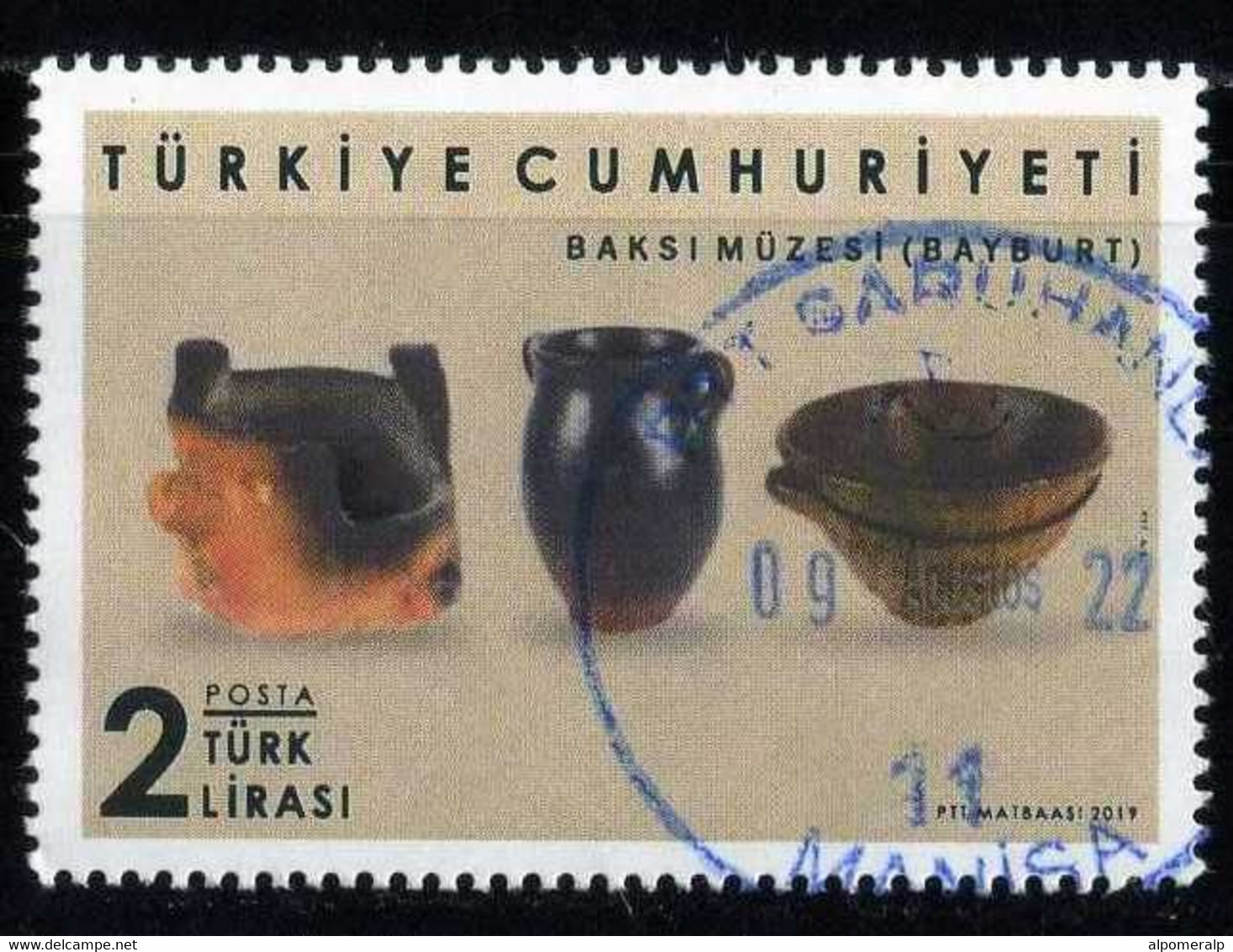 Türkiye 2019 Mi 4473, Yt 3922 Artifacts From Baksi Museum, Bayburt - Oblitérés