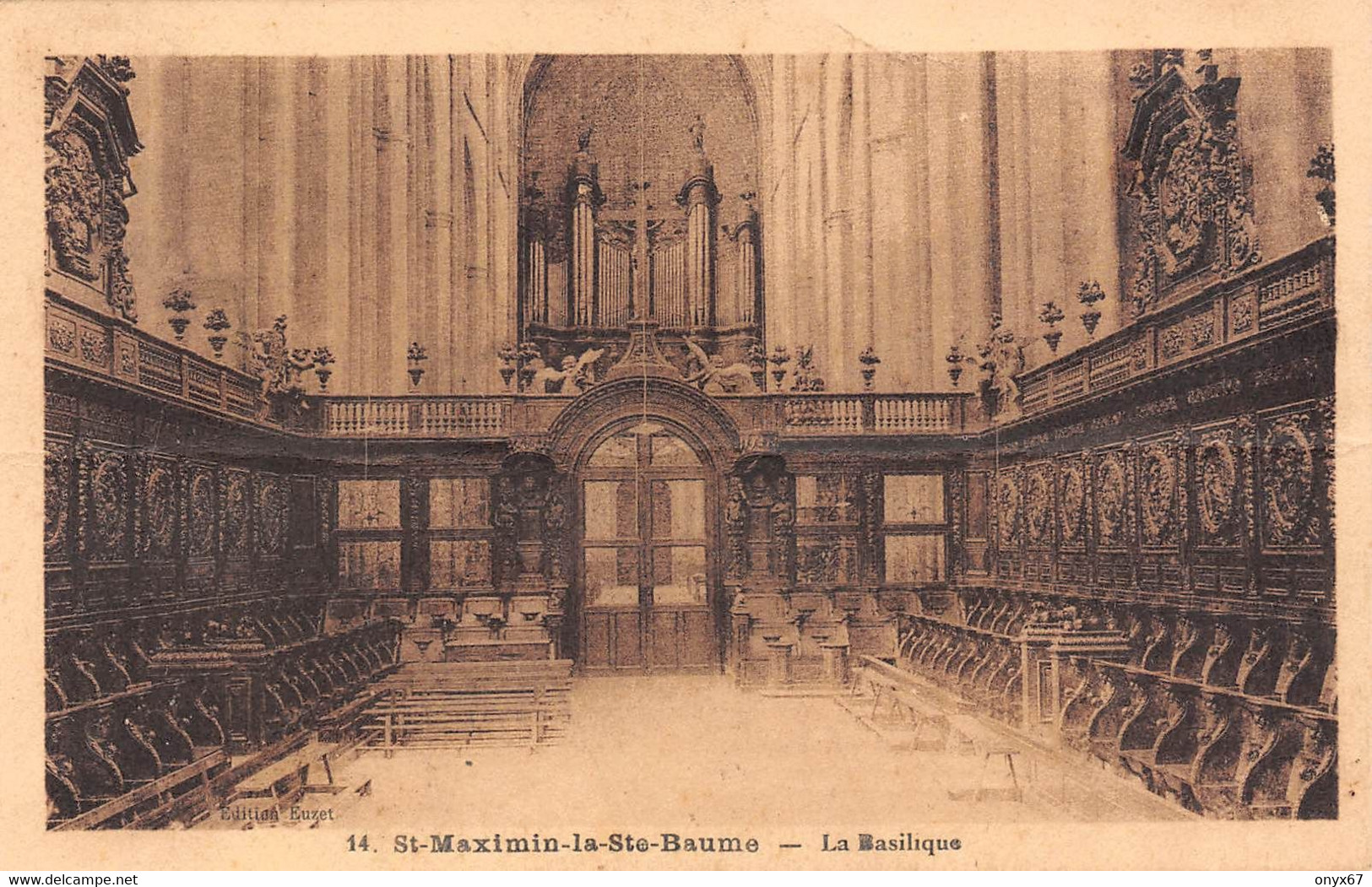 Saint-Maximin-La-Sainte-Baume-83-Var-Eglise-ORGUES-ORGUE-ORGEL-ORGAN-INSTRUMENT-MUSIQUE - PLI - - Saint-Maximin-la-Sainte-Baume