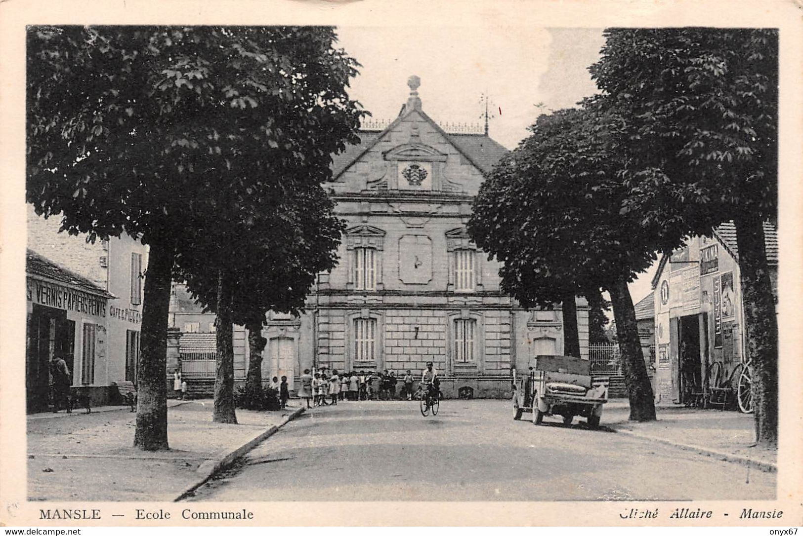 MANSLE-16-Charente-Ecole Communale-Cliché Allaire - Mansle