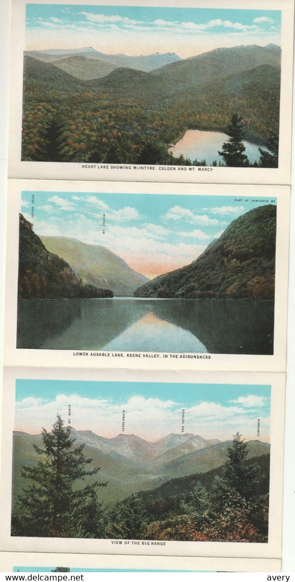 Souvenir Folder Of The Adirondack Mountains, New York - Adirondack