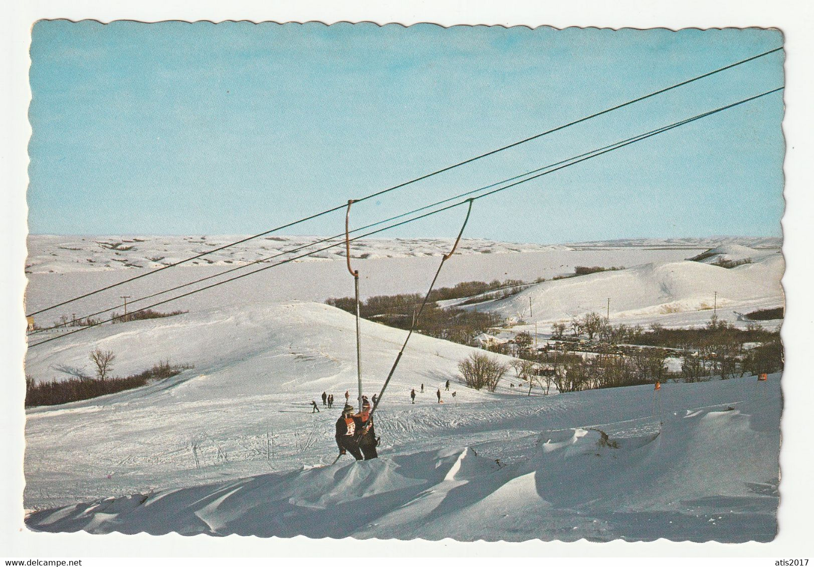 MOOSE JAW - Ski / Lift - White Track Winter Resort - Saskatchewan - Continental Pc 1970/80s - Andere & Zonder Classificatie