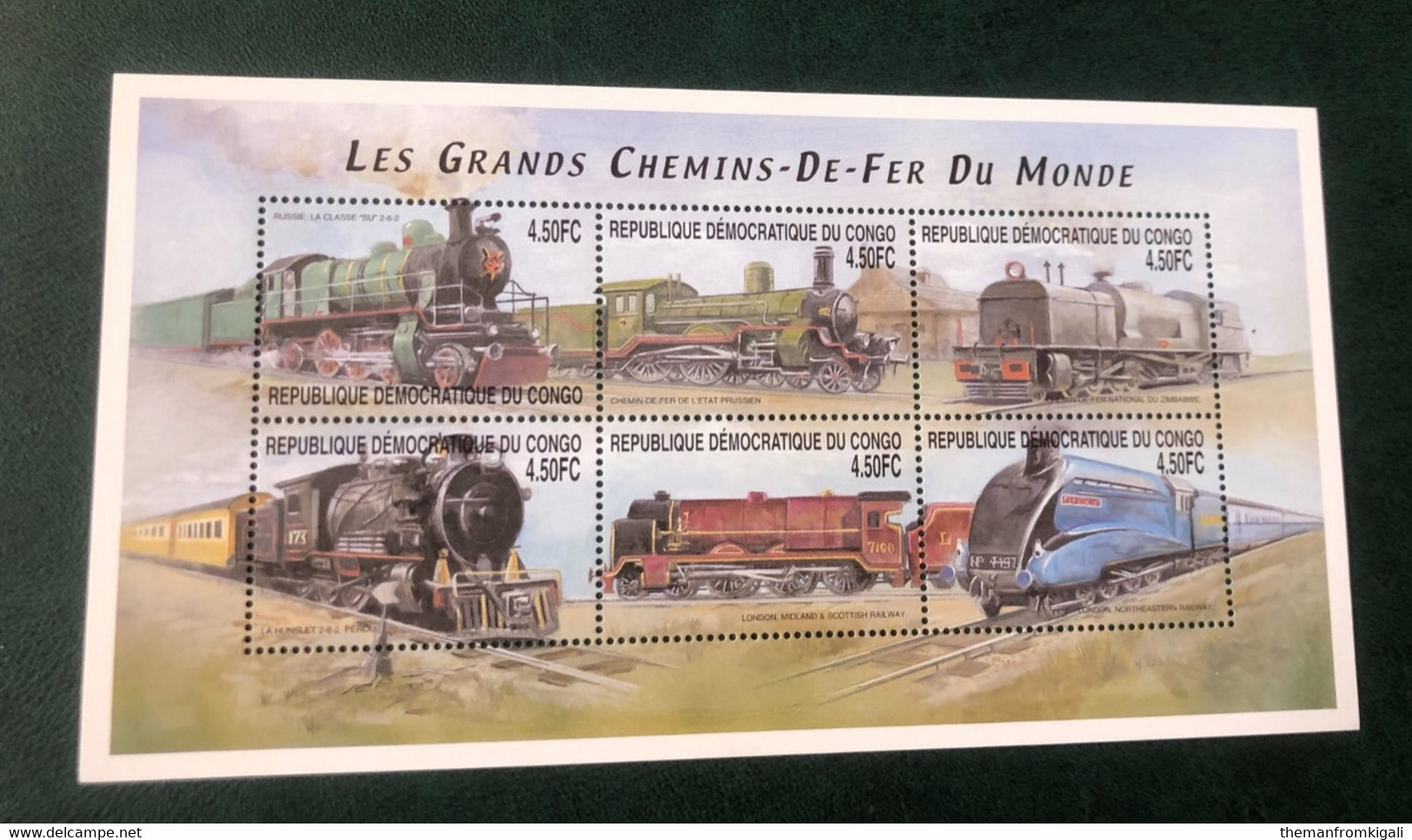 Congo DRC 2001 - Locomotives From Around The World - Other & Unclassified