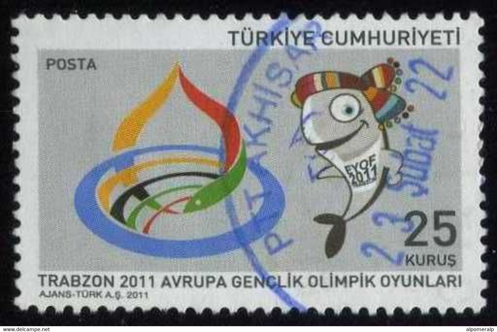Türkiye 2011 Mi 3908 European Youth Olympic Festival - Usados
