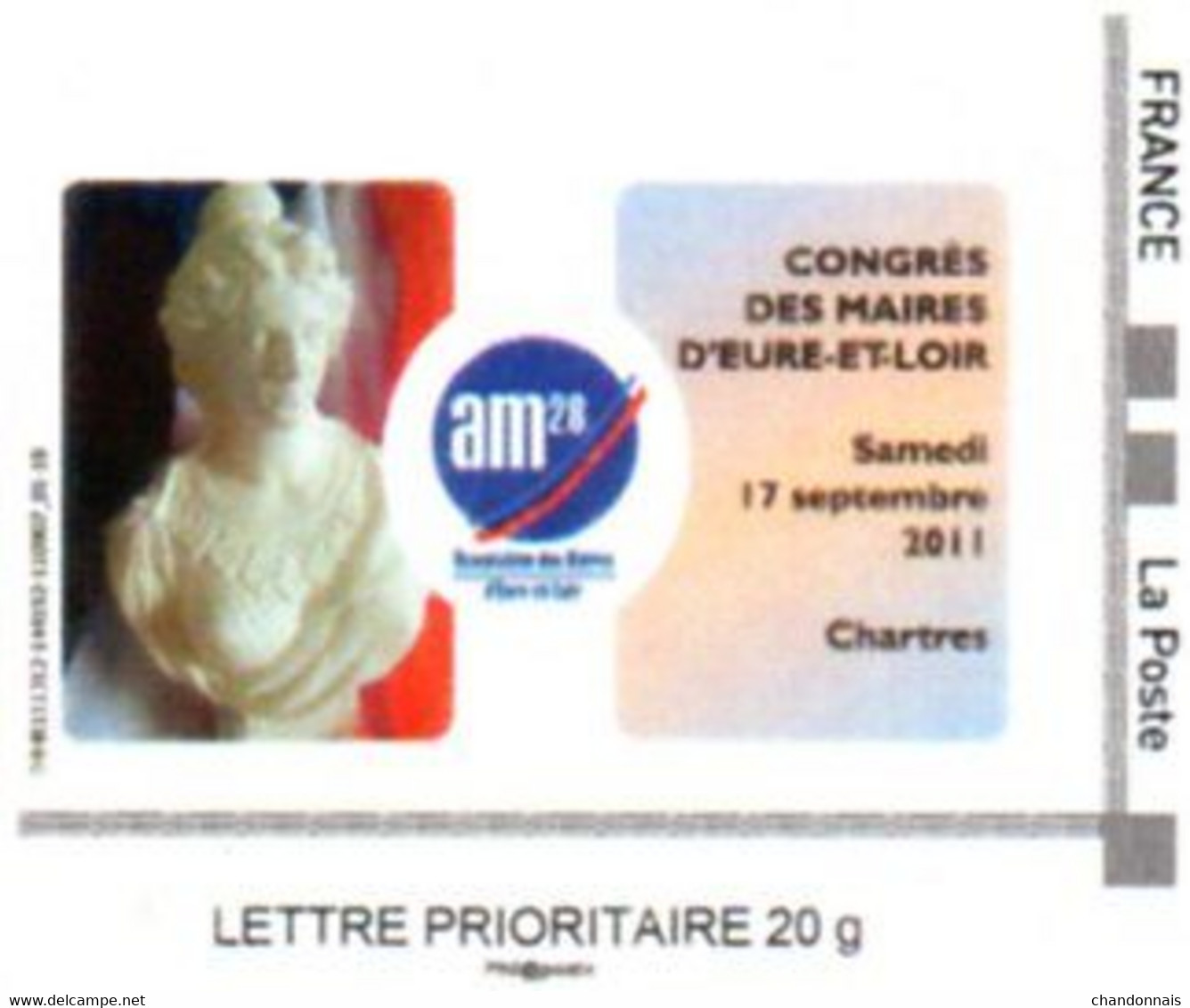 (EL1) Personnalisé (MTAM) Neuf Chartres N° 11 G Congrès Des Maires D'Eure Et Loir à Chartres - Unused Stamps