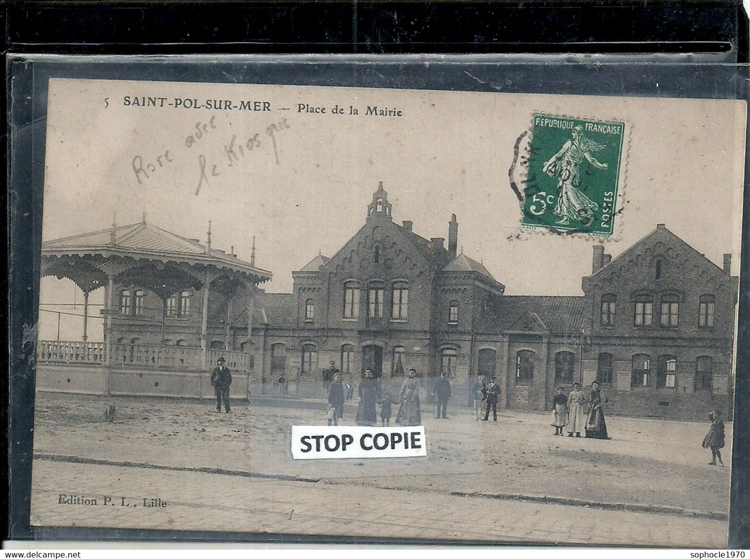 12-2022 - VAN1200/800 - NORD - 59 - SAINT POL SUR MER - Place De La Mairie - Animation Kiosque à Musique - Saint Pol Sur Mer