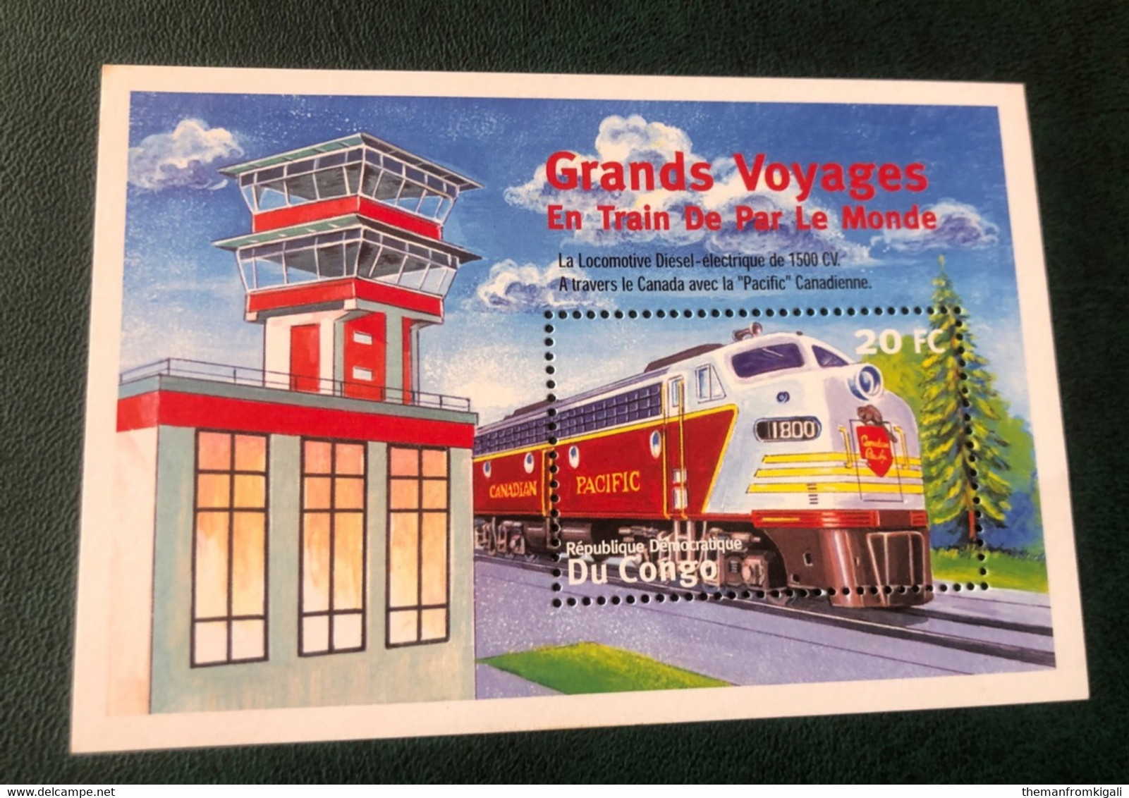 Congo DRC 2001 - Railways From Around The World - Altri & Non Classificati