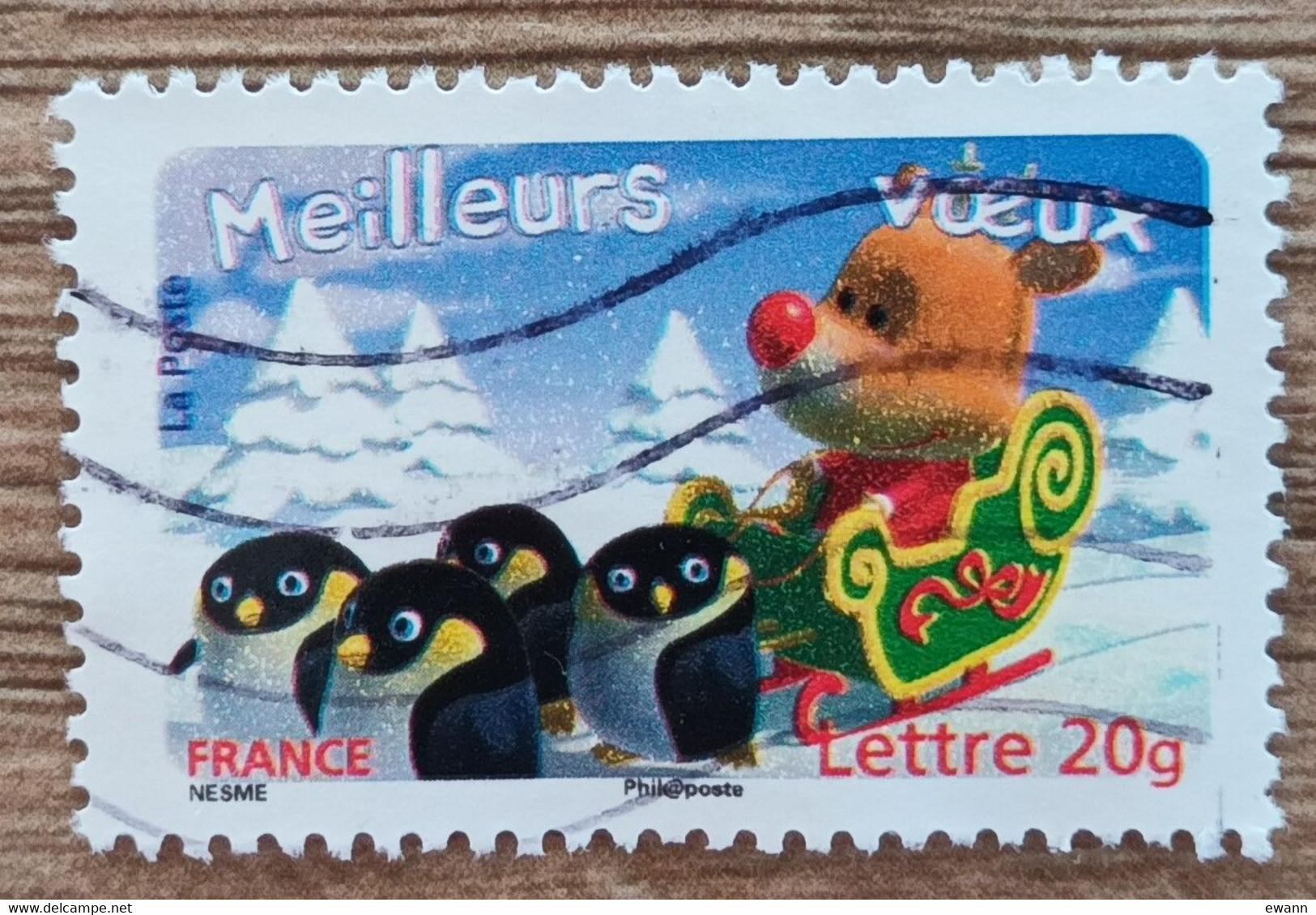 YT N°3986a - Gommé - Meilleurs Voeux - 2006 - Oblitéré - Used Stamps