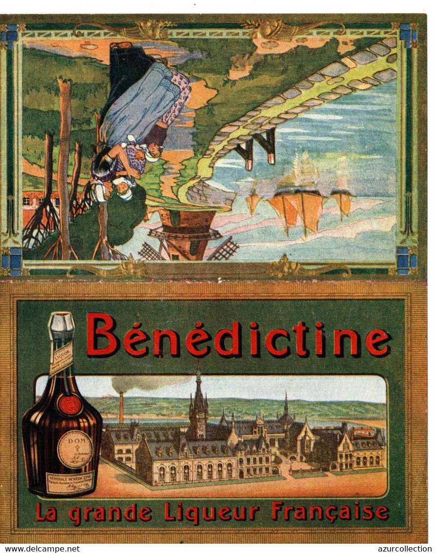 BENEDICTINE . GRANDE LIQUEUR FRANCAISE - Menus