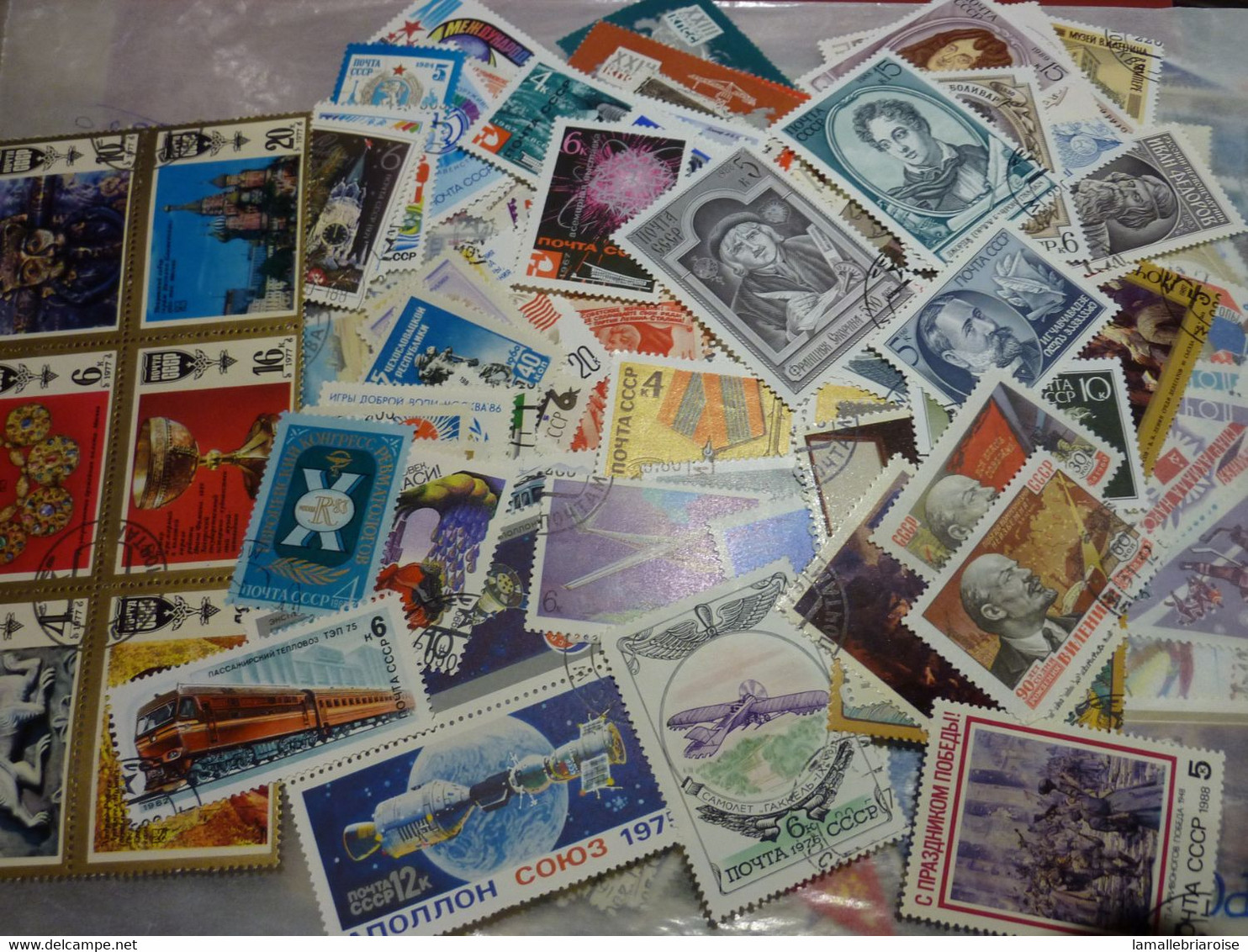 URSS, Lot de + de 1200 timbres