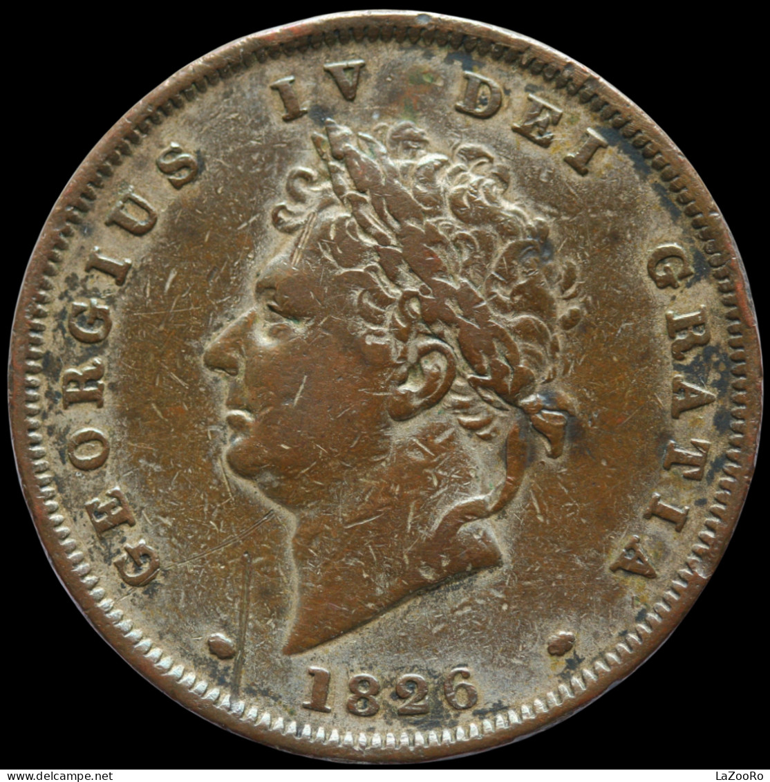 LaZooRo: Great Britain 1 Penny 1826 PROOF - D. 1 Penny