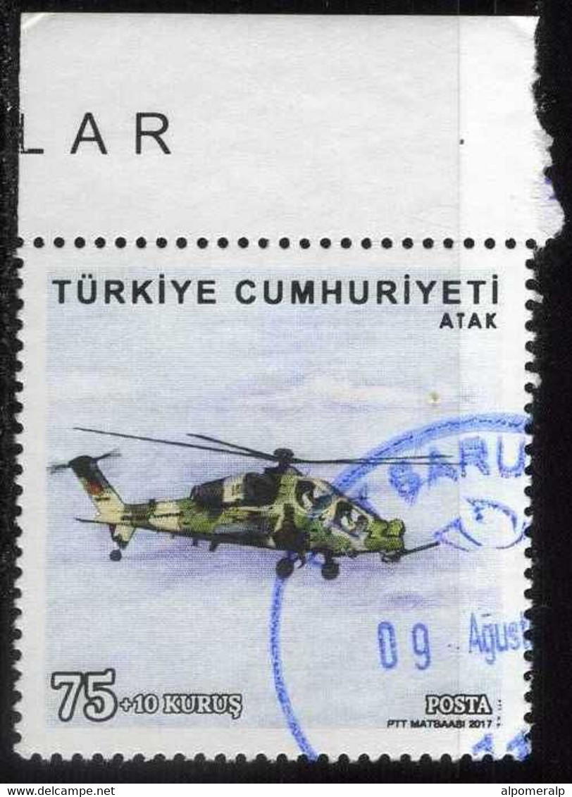 Türkiye 2017 Mi 4386 Yt 3861  Military Vehicles, Aviation, Helicopters - Gebruikt