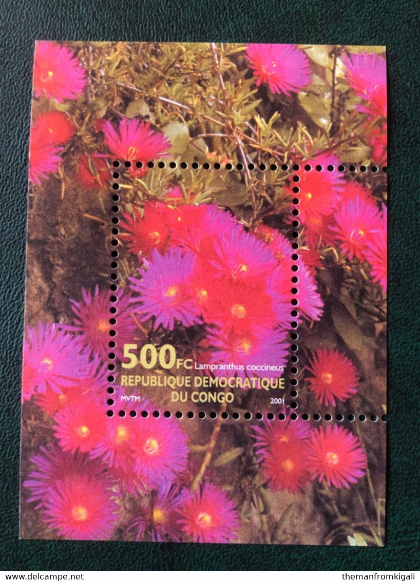 Congo DRC 2001 - Flowers And Plants - Autres & Non Classés