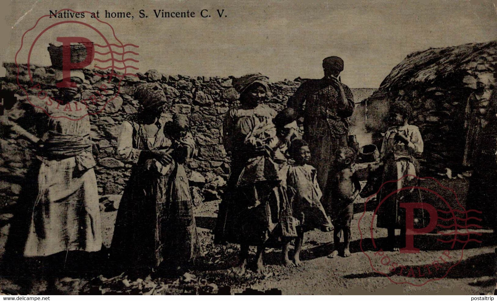 AFRICA. Cabo Verde - S. Vicente - NATIVES AT HOME. - Cap Vert