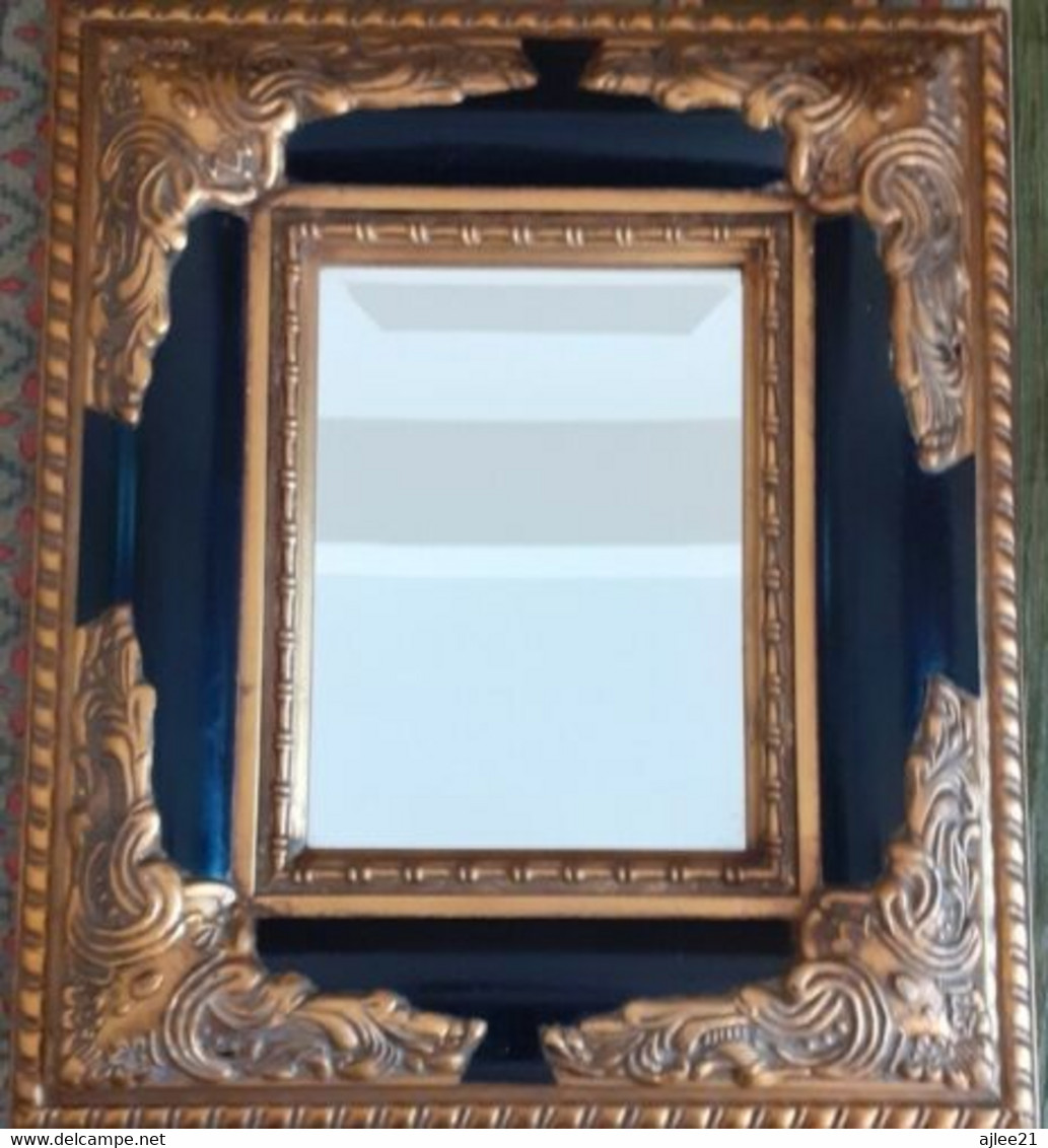 Miroir Biseauté Style Louis XIV. 37.5 CmX32.5 Cm. - Mirrors