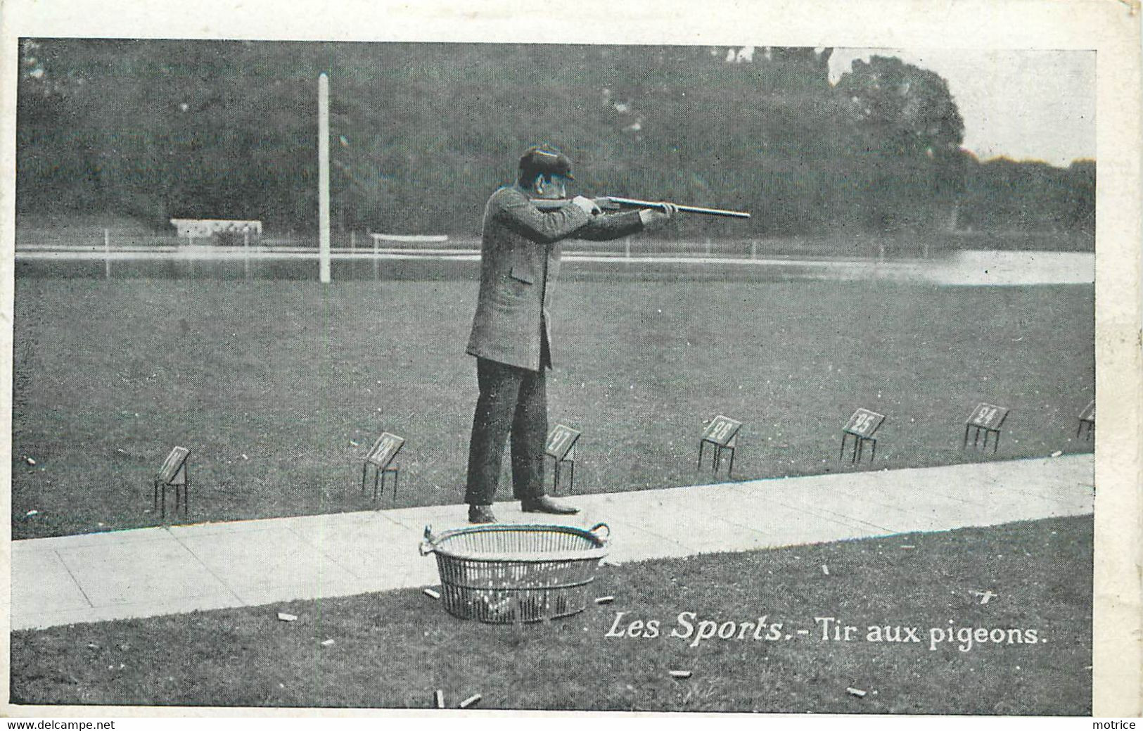 LES SPORTS -  Tir Au Pigeons (publicité Chicorée Extra Leroux) - Waffenschiessen