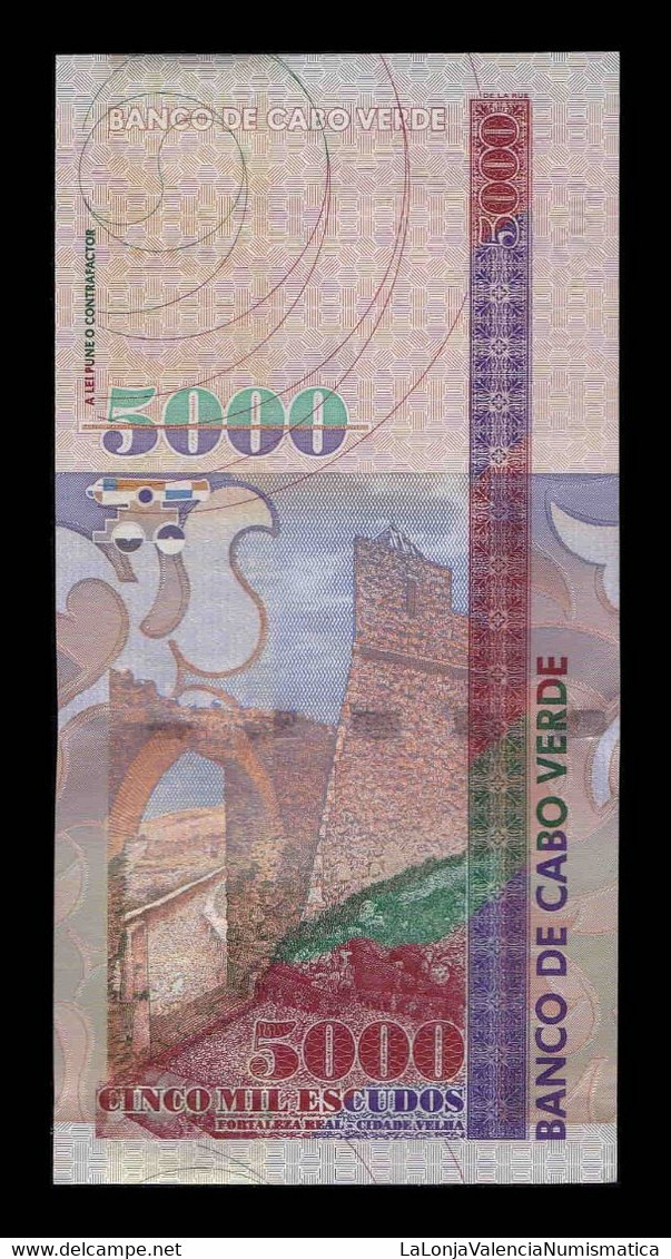 Cabo Cape Verde 5000 Escudos 2000 Pick 67 SC UNC - Cap Verde