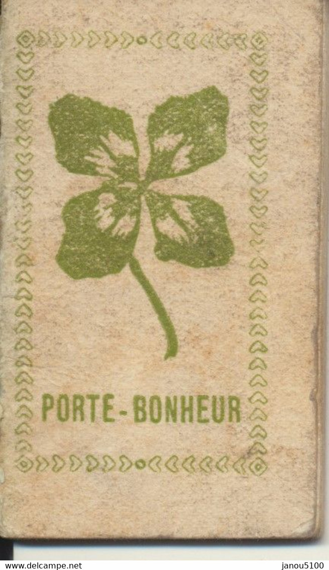 CALENDRIER  (Petit)    PORTE-BONHEUR           1914. - Formato Piccolo : 1901-20