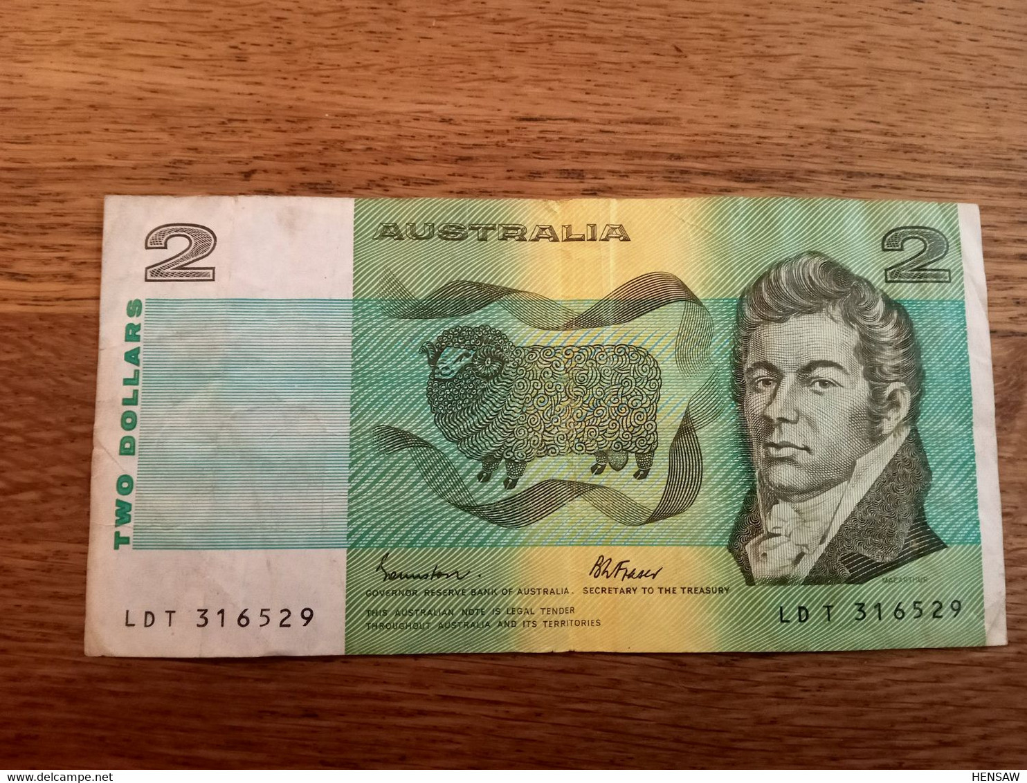 AUSTRALIA 2 DOLLARS P 43e 1985 USADO USED - Otros & Sin Clasificación