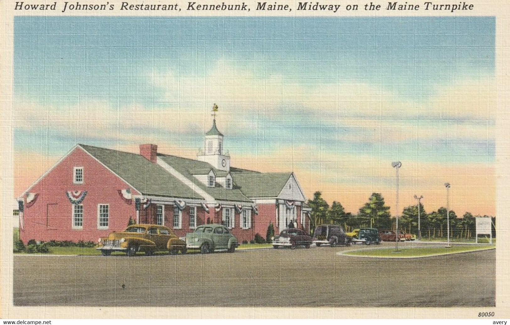 Howard Johnson's Restaurant, Kennebunk, Maine, Midway On The Maine, Turnpike - Kennebunkport