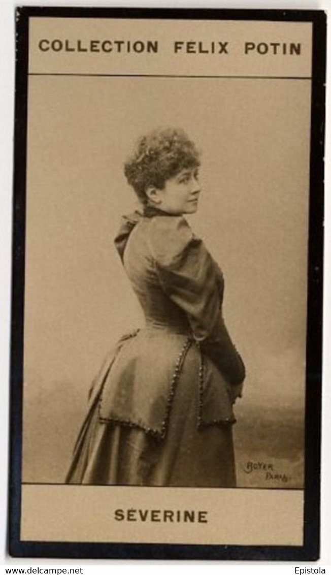 ► Caroline Rémy Dite "Séverine"  écrivain, Journaliste, Féministe † Pierrefonds - Rare Photo Felix POTIN 1900 - Félix Potin