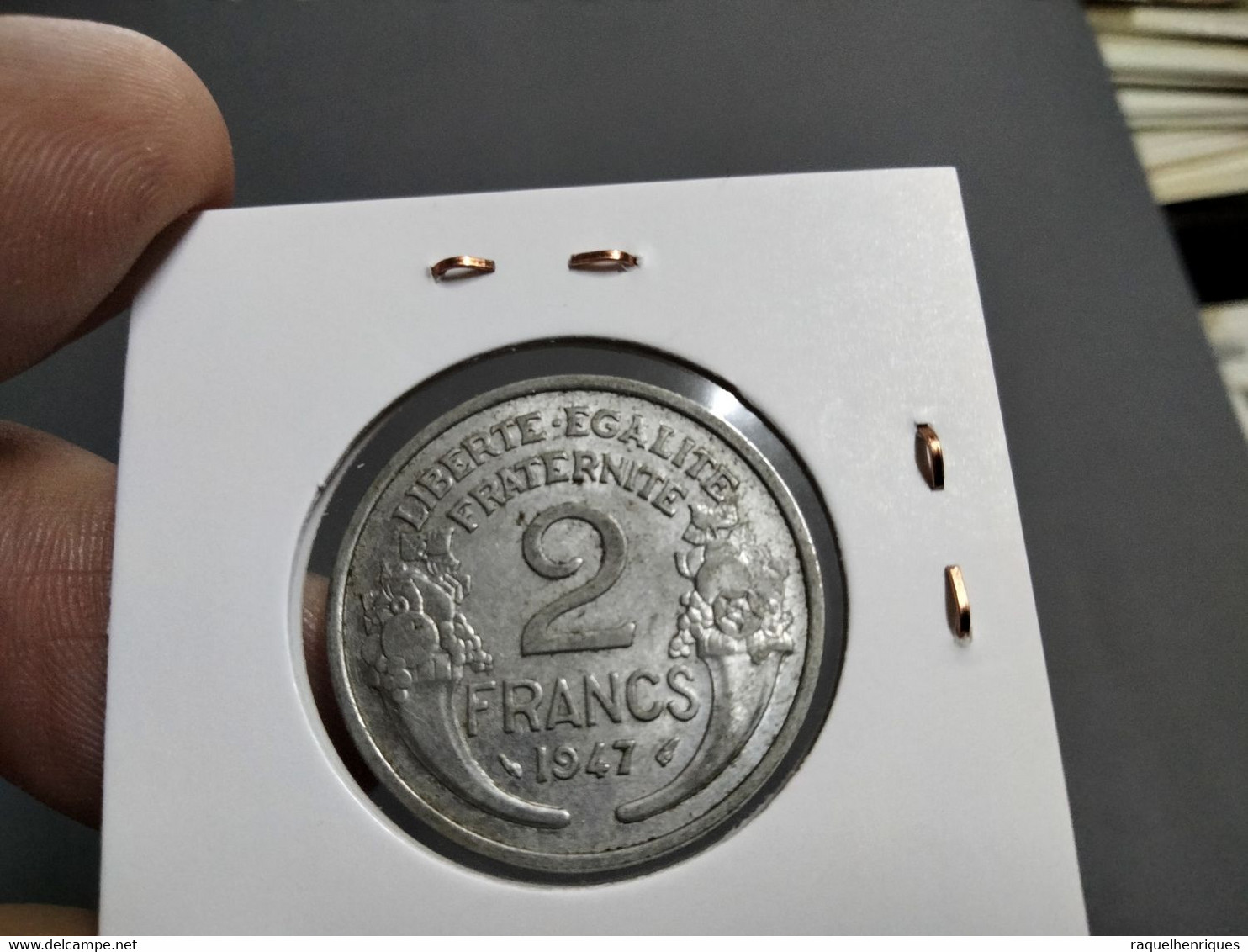 FRANCE 2 FRANCS 1947 KM# 886a.1 AU/UNC (G#35-90) - 2 Francs