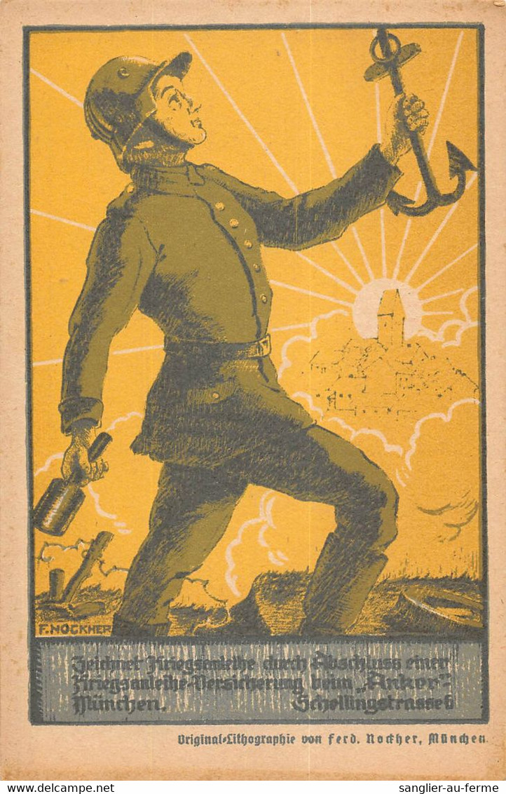 CPA GUERRE / ILLUSTRATEUR / ALLEMAGNE / SIGNE F.NOCKHER - Weltkrieg 1914-18