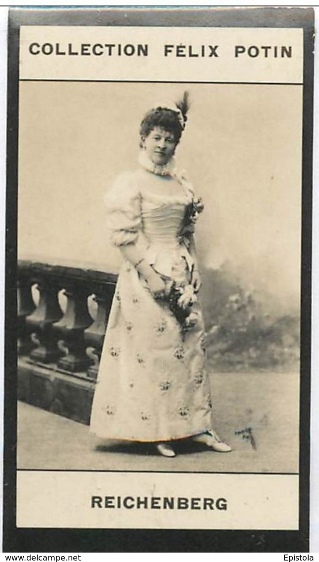 Actrice Suzanne REICHENBERG La Crêpe Suzette Crée Pour Elle Par Auguste Escoffier - Collection Photo Felix POTIN 1900 - Félix Potin