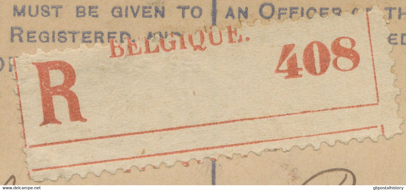 GB 1895 VFU QV 2d Postal Stationery Registered Envelope (small Faults) Uprated With QV 5d Type II Jubilee TPO To Belgium - Covers & Documents