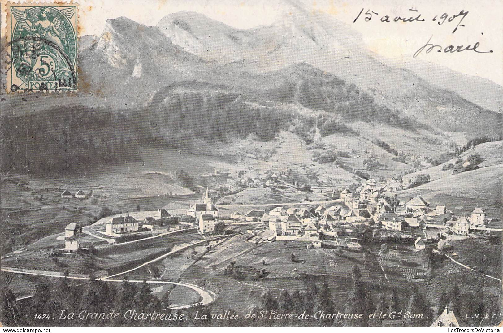 CPA France - Isère - La Grande Chartreuse - La Vallée De St Pierre De Chartreuse Et Le Gd Som. - L. V. & Cie - Aqua Phot - Autres & Non Classés