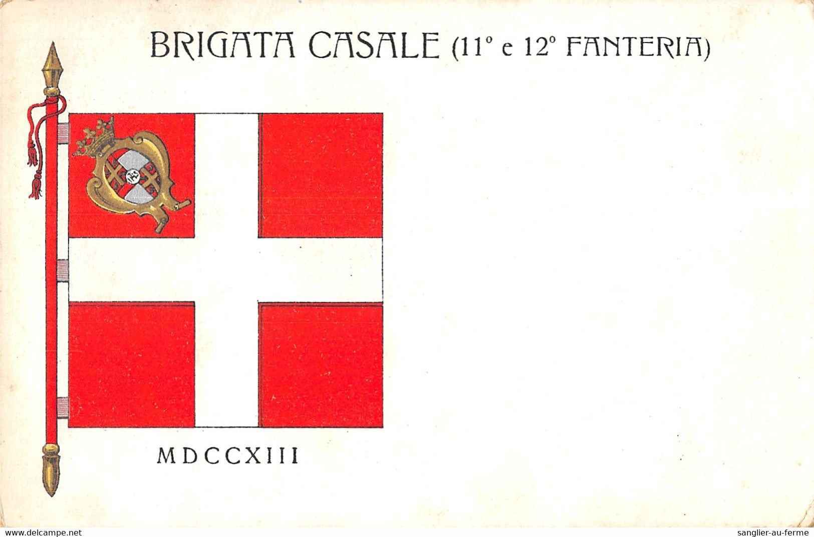 CPA GUERRE / ITALIE / ILLUSTRATEUR / BRIGATA CASALE 11e E 12e FANTERIA - Weltkrieg 1914-18