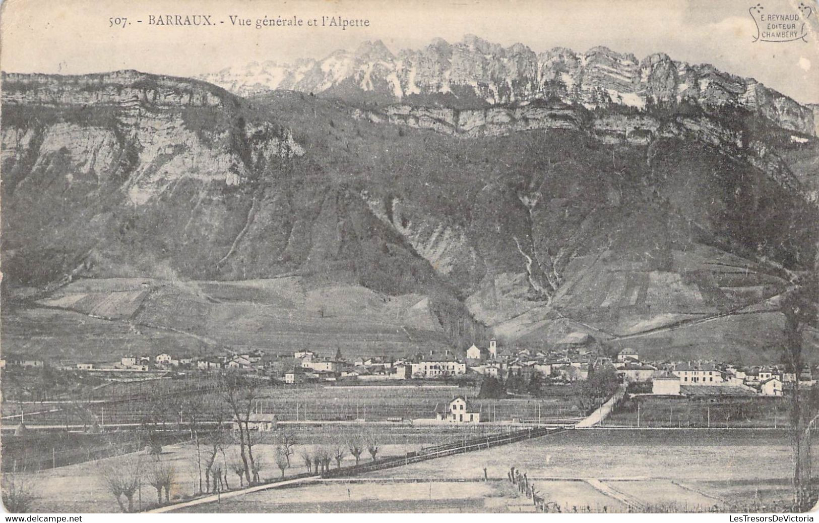 CPA France - Isère - Barraux - Vue Générale Et L Alpette - E. Reynaud Editeur Chambéry - Oblitérée Inchy 1908 - Barraux