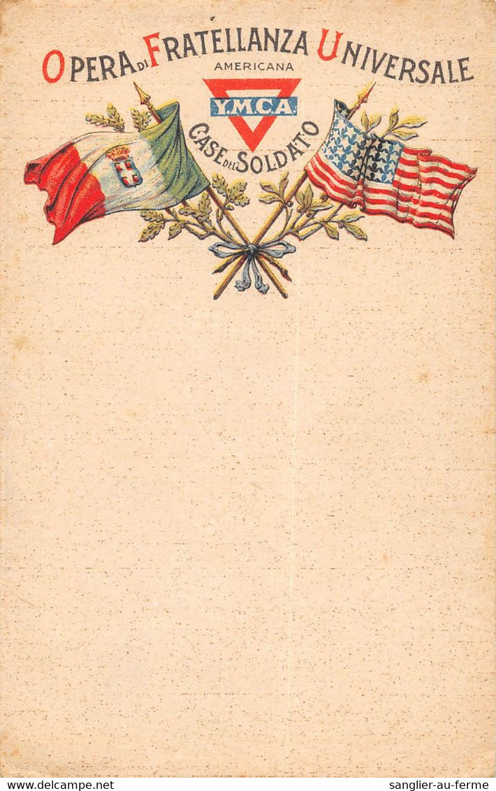 CPA GUERRE / ITALIE / ILLUSTRATEUR OPERA DI FRATELLANZA UNIVERSALE AMERICANA - Guerra 1914-18