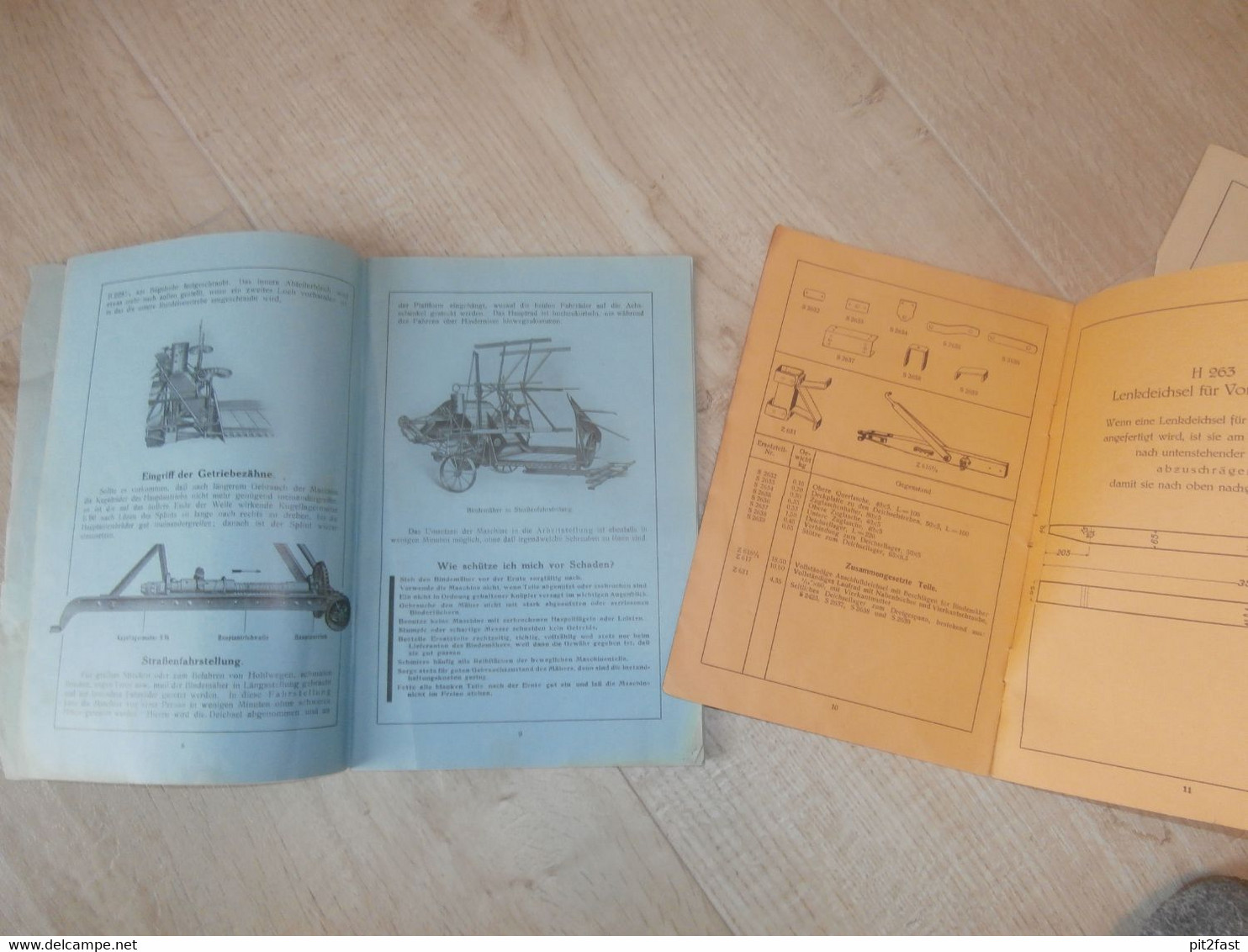 Krupp Bindemäher 1929 , 3x Ersatzteilkatalog Und Anweisung , Katalog , Erntemaschinen , Ernte , Mähbinder !!! - Máquinas