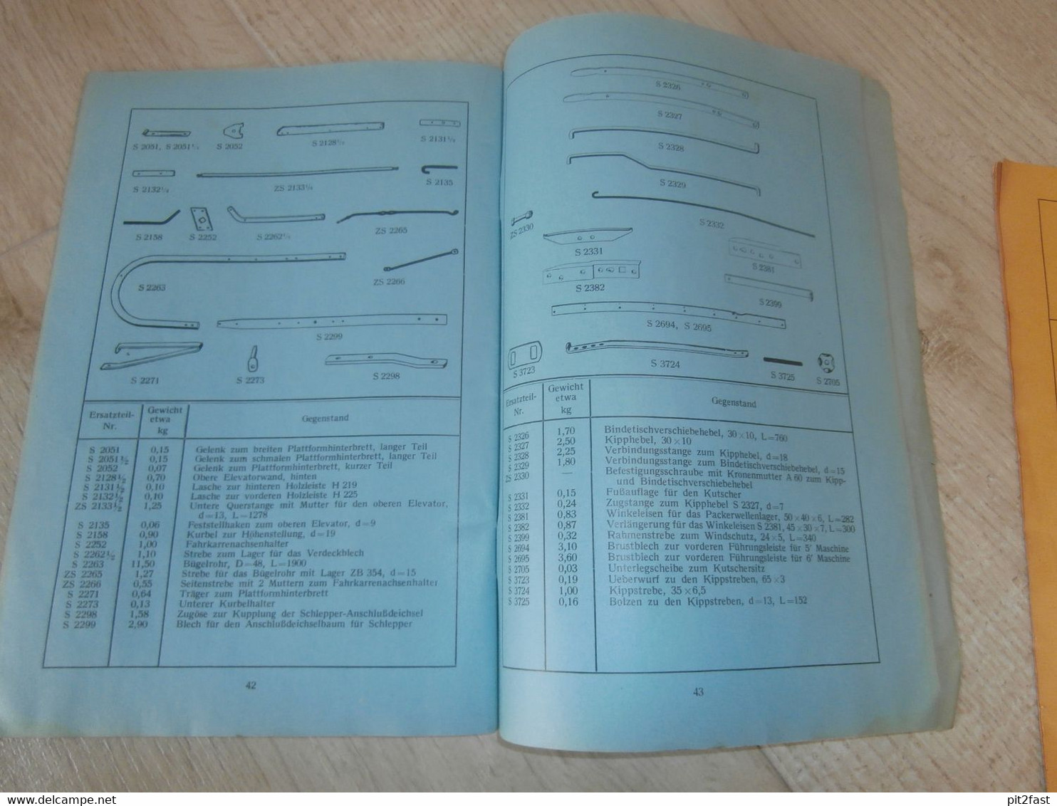 Krupp Bindemäher 1929 , 3x Ersatzteilkatalog und Anweisung , Katalog , Erntemaschinen , Ernte , Mähbinder !!!