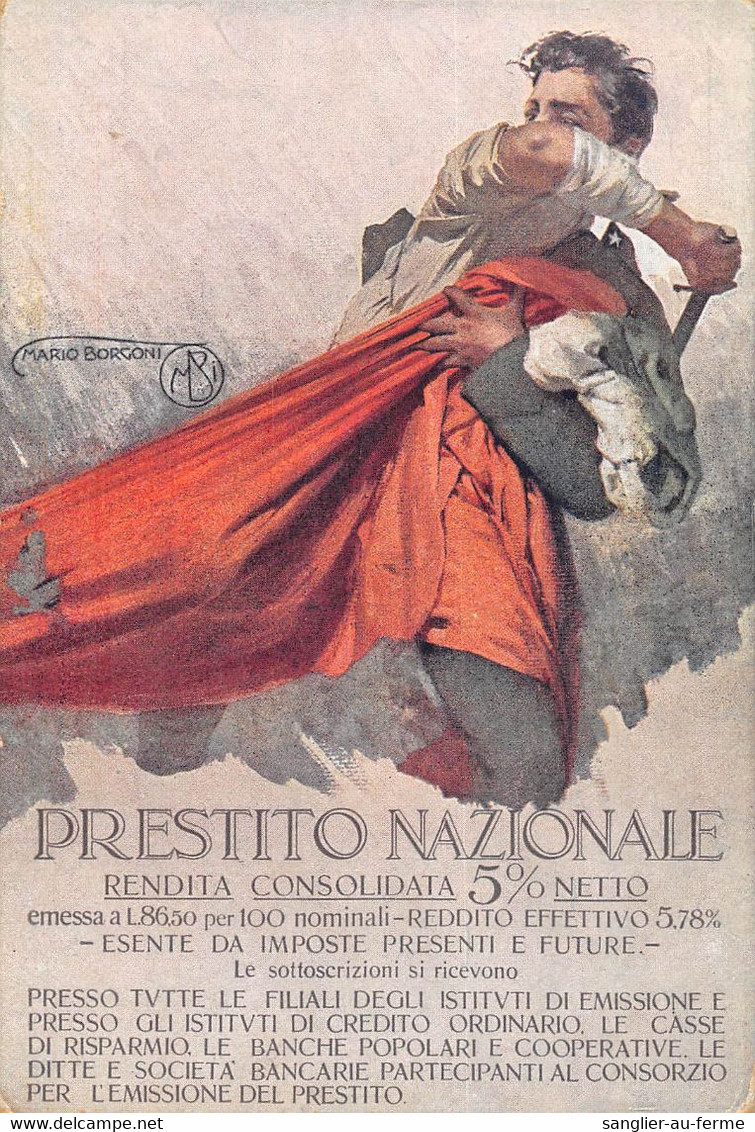 CPA GUERRE / ITALIE / ILLUSTRATEUR SIGNE MARIO NORGONI PRESTITO NAZIONALE - Guerra 1914-18