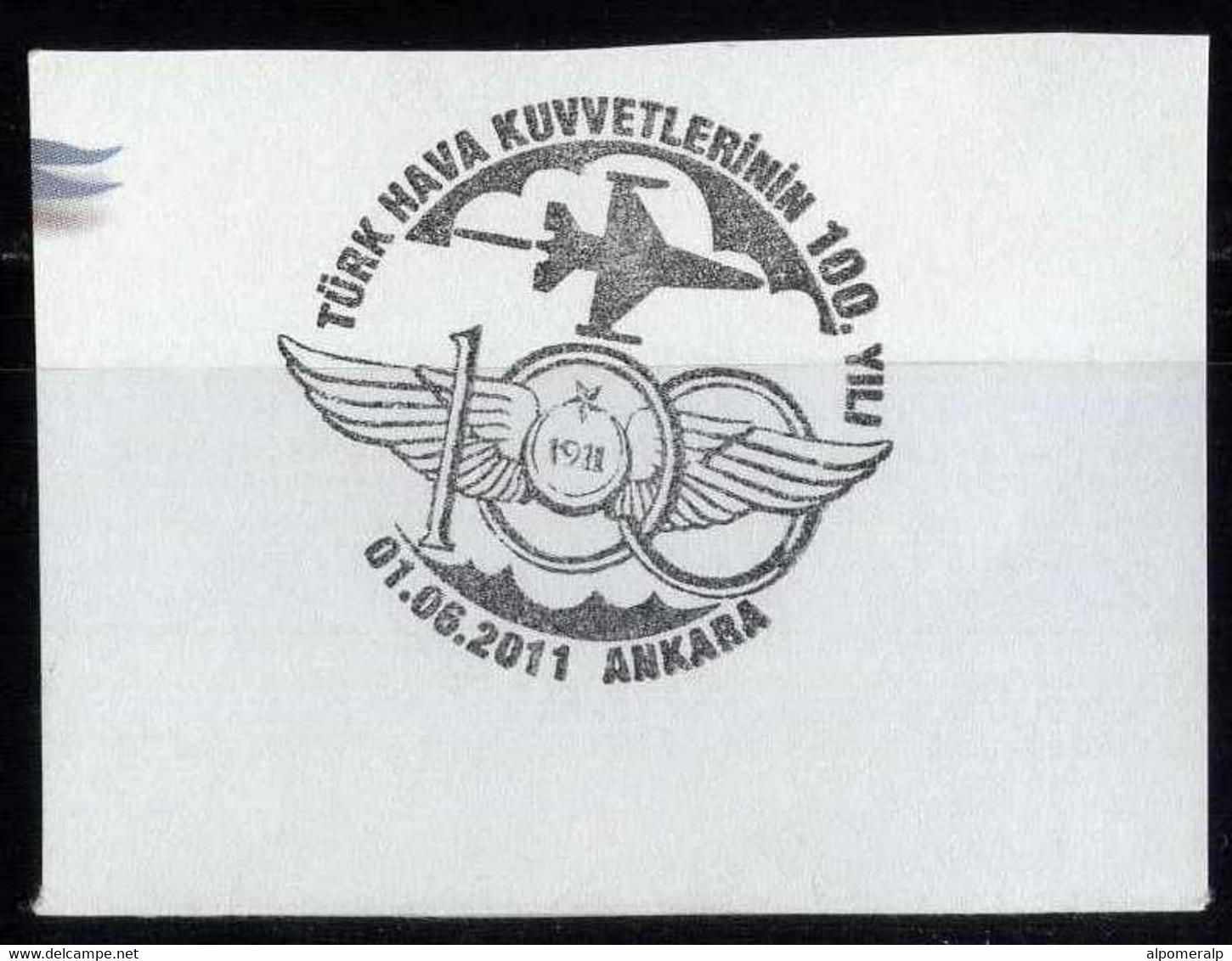 Türkiye 01/06/2011 Postmark, Turkish Air Force | Aircraft, Aviation, Battle, Military Forces, Weapon - Other & Unclassified