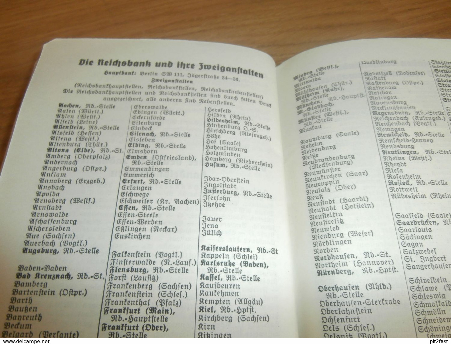 Treptower Bank in Treptow a. Tollense , 1936 , Merk- und Schreibbuch , Neubrandenburg , Mecklenburg , Altentreptow !!!