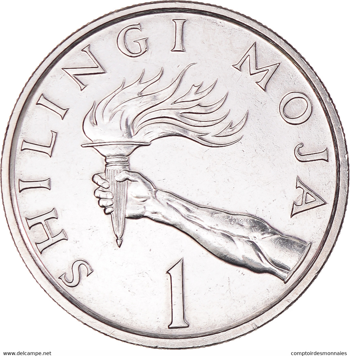 Monnaie, Tanzanie, Shilingi, 1992, British Royal Mint, TTB+, Nickel Clad Steel - Tanzanie