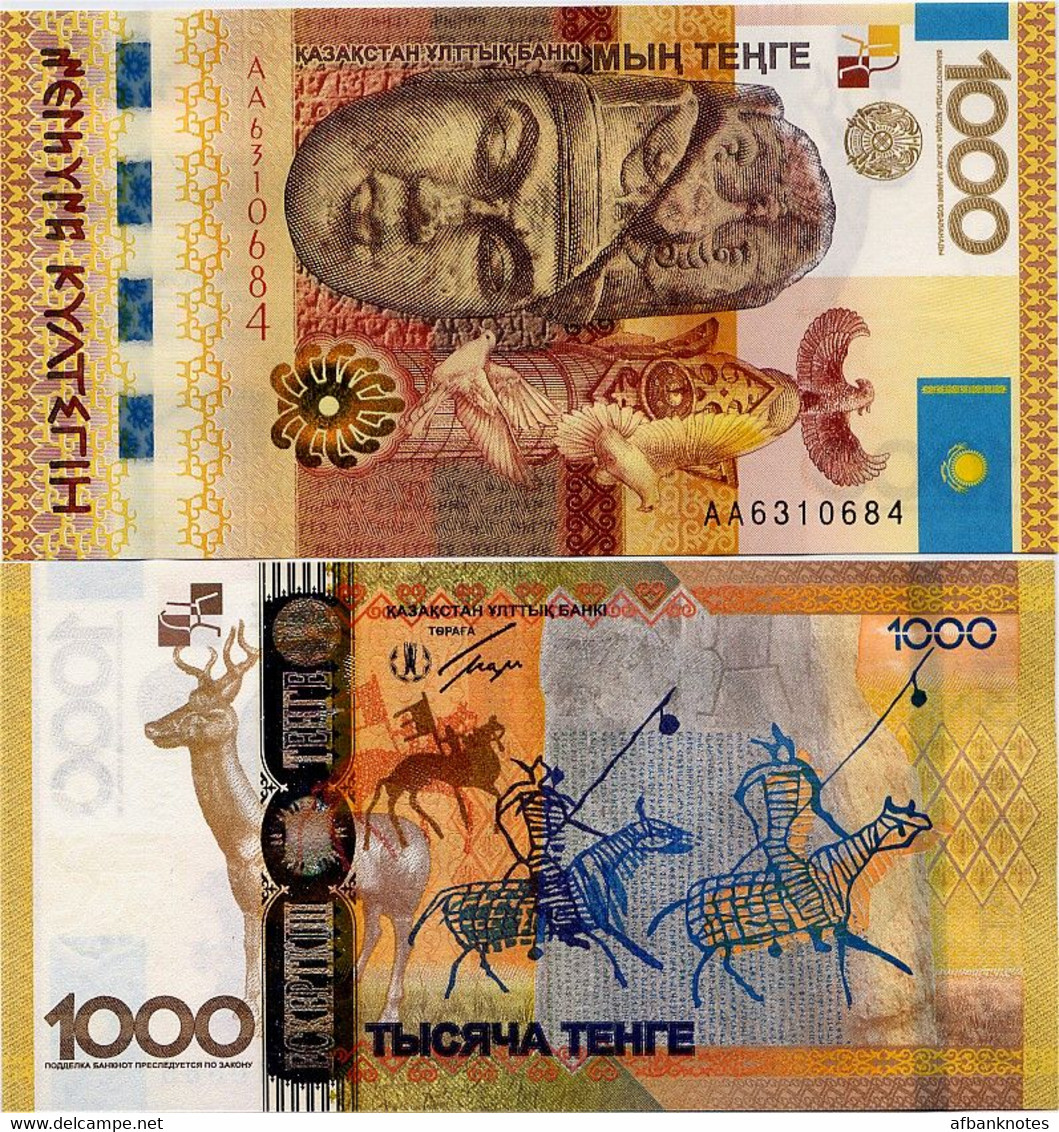 KAZAKHSTAN       1000 Tenge       Comm.       P-44       ND (2013)      UNC - Kasachstan