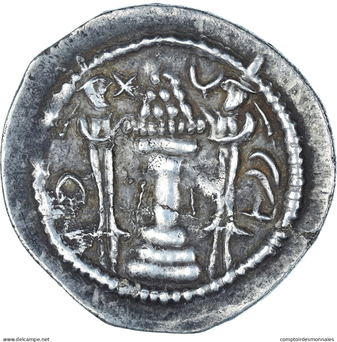 Monnaie, Royaume Sassanide, Peroz I, Drachme, Ca. 459-484, TTB, Argent - Orientales