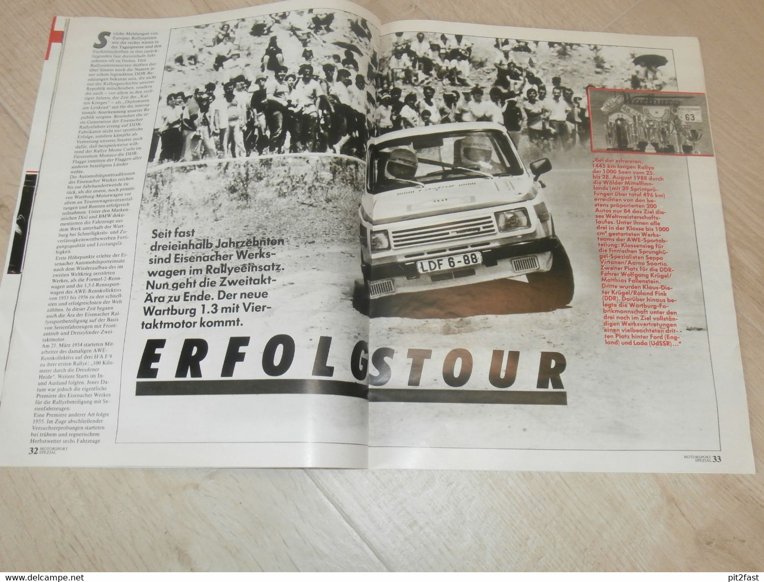 Motorsport Spezial 1988 , Six Days Enduro , Bergring Teterow , ETZ 251 , Trial Woltersdorf , ADMV , Wartburg , MZ GT 250