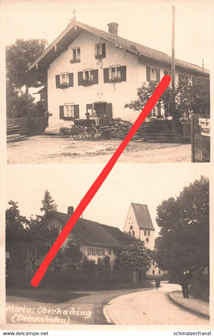 Foto AK Oberhaching Gasthof Hotel Pension ? A Deisenhofen Sauerlach Grünwald Ottobrunn Taufkirchen Unterhaching München - Unterhaching