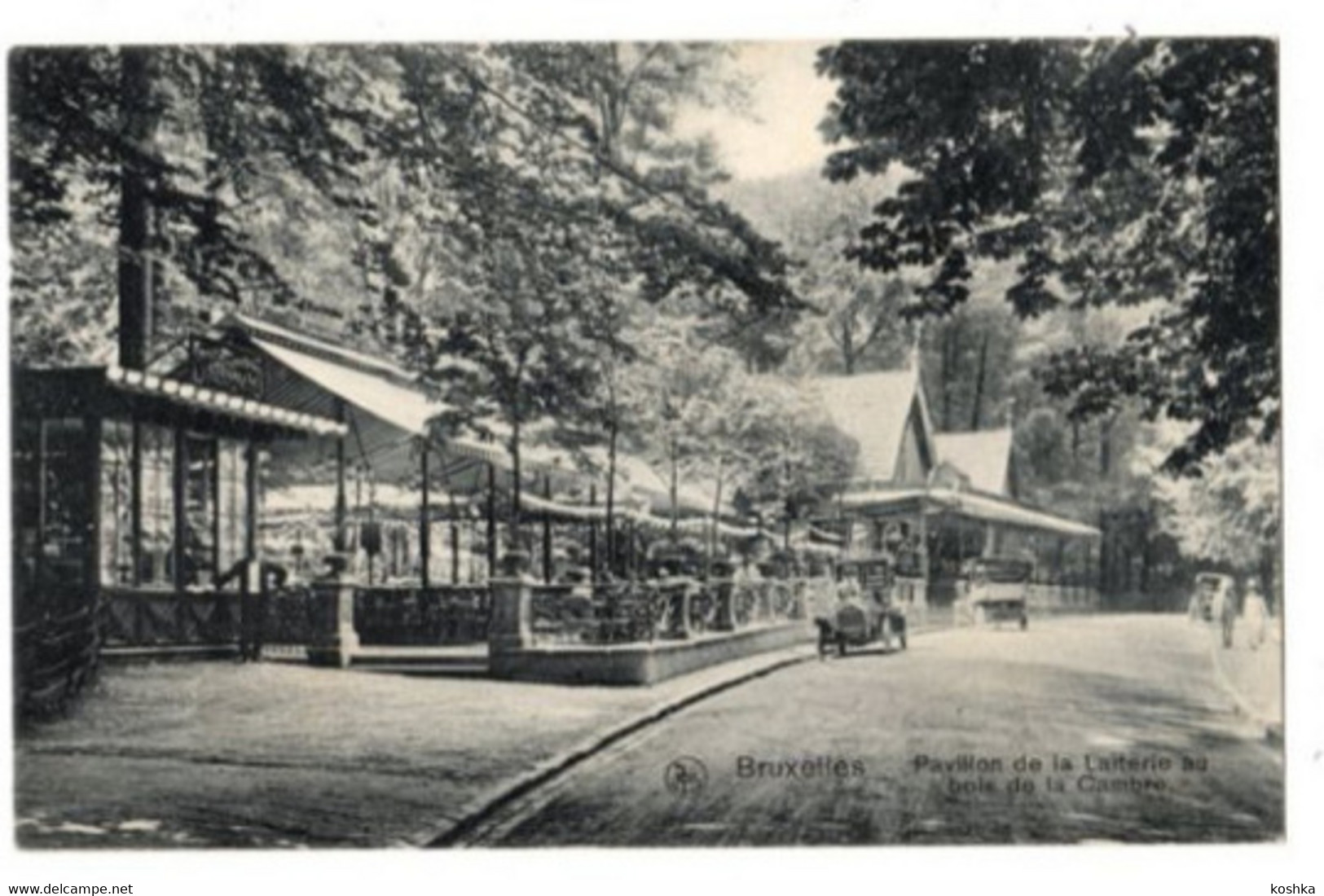 BRUSSEL - Bruxelles - Pavillion De La Laiterie Au Bois De La Cambre - Verzonden Envoyée 1912 - édit : Nels Serie 1 No 91 - Bossen, Parken, Tuinen