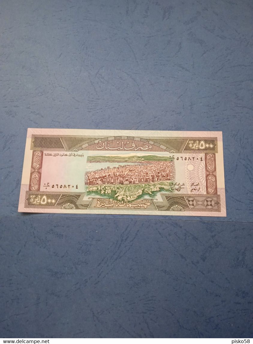 LIBANO-P68 500L 1988 UNC - Lebanon