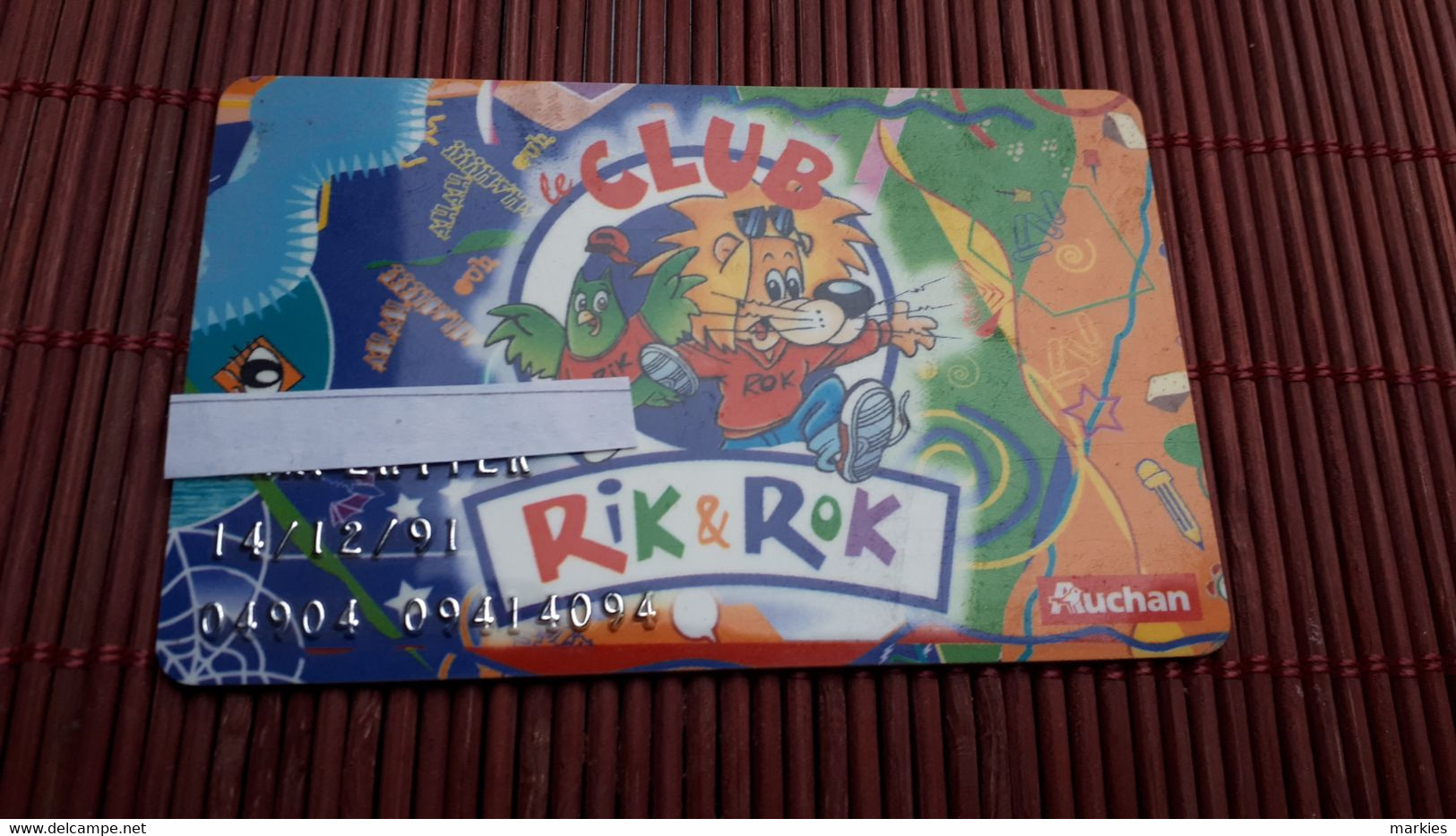 Club Rik & Rock  Personlized 2 Scans Are ! - Herkunft Unbekannt