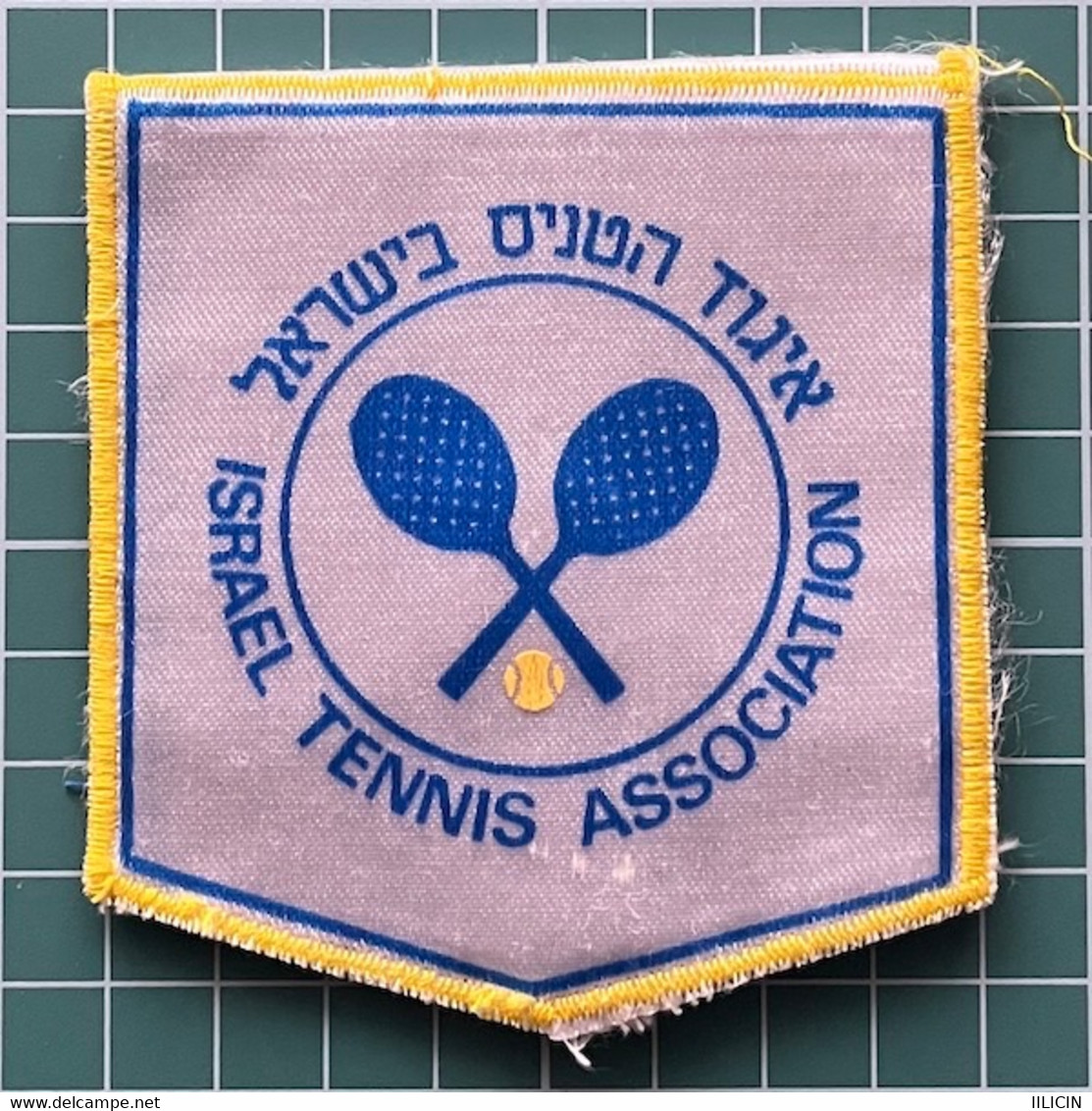 Jersey Patch SU000152 - Israel Tennis Association Federation Union Jew - Kleding, Souvenirs & Andere
