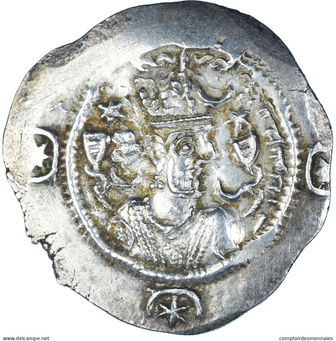 Monnaie, Royaume Sassanide, Kavad Ier, Drachme, Ca. 488-531, Adubadagan, SUP - Orientales