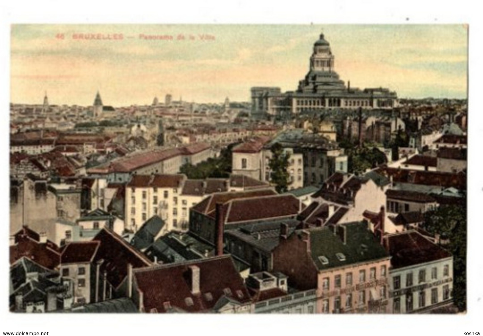 BRUSSEL - Bruxelles - Panorama De La Ville - Verzonden Envoyée 191? - Edit - Panoramische Zichten, Meerdere Zichten