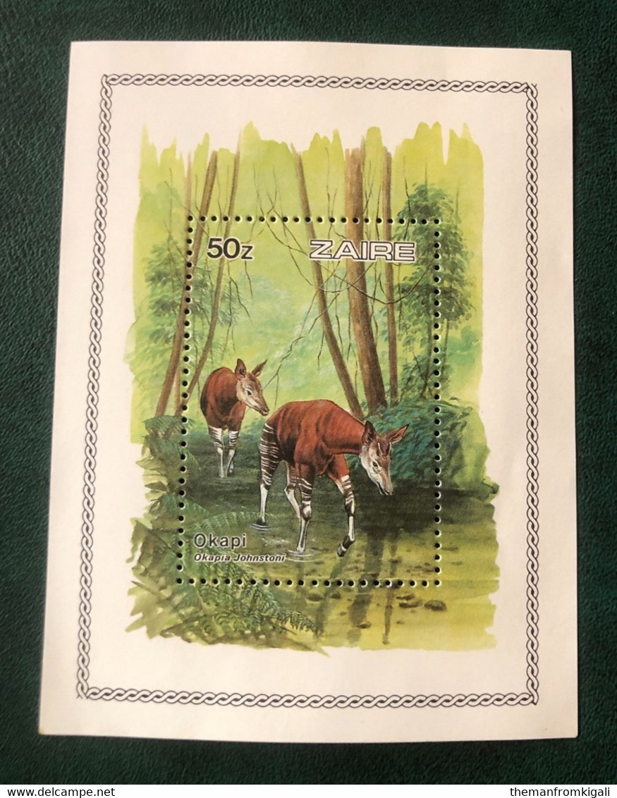 Congo DRC/Zaire 1984 - Wildlife Protection - OKAPi - Ungebraucht