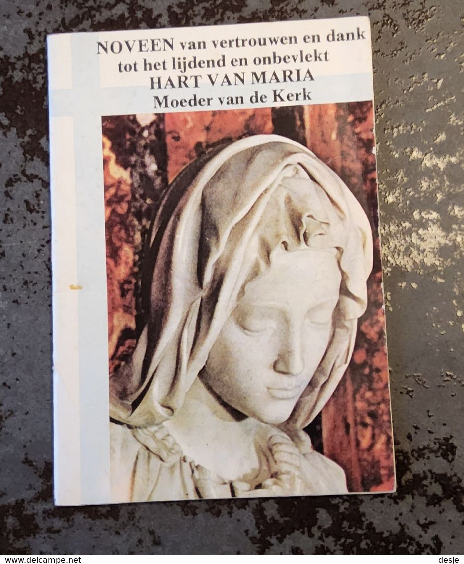 Noveen Van Vertrouwen En Dank Tot Het Lijdend En Onbevlekt Hart Van Maria, 30 Blz., Marquain, 1968 - Antiguos